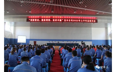 創(chuàng)新驅動、提質增效、追求卓越︳寶豐公司2022年上半年工作總結大會順利召開